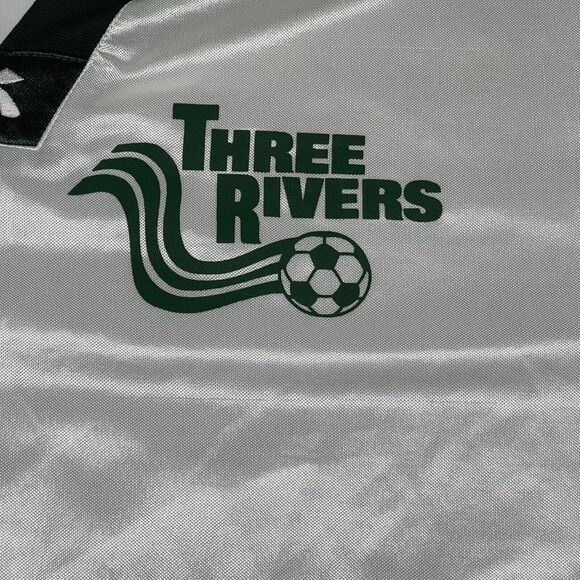 VTG Diadora Jersey Mens XL Three Rivers Soccer #3 Pasco Washington ECNL USA 90s - Picture 3 of 11